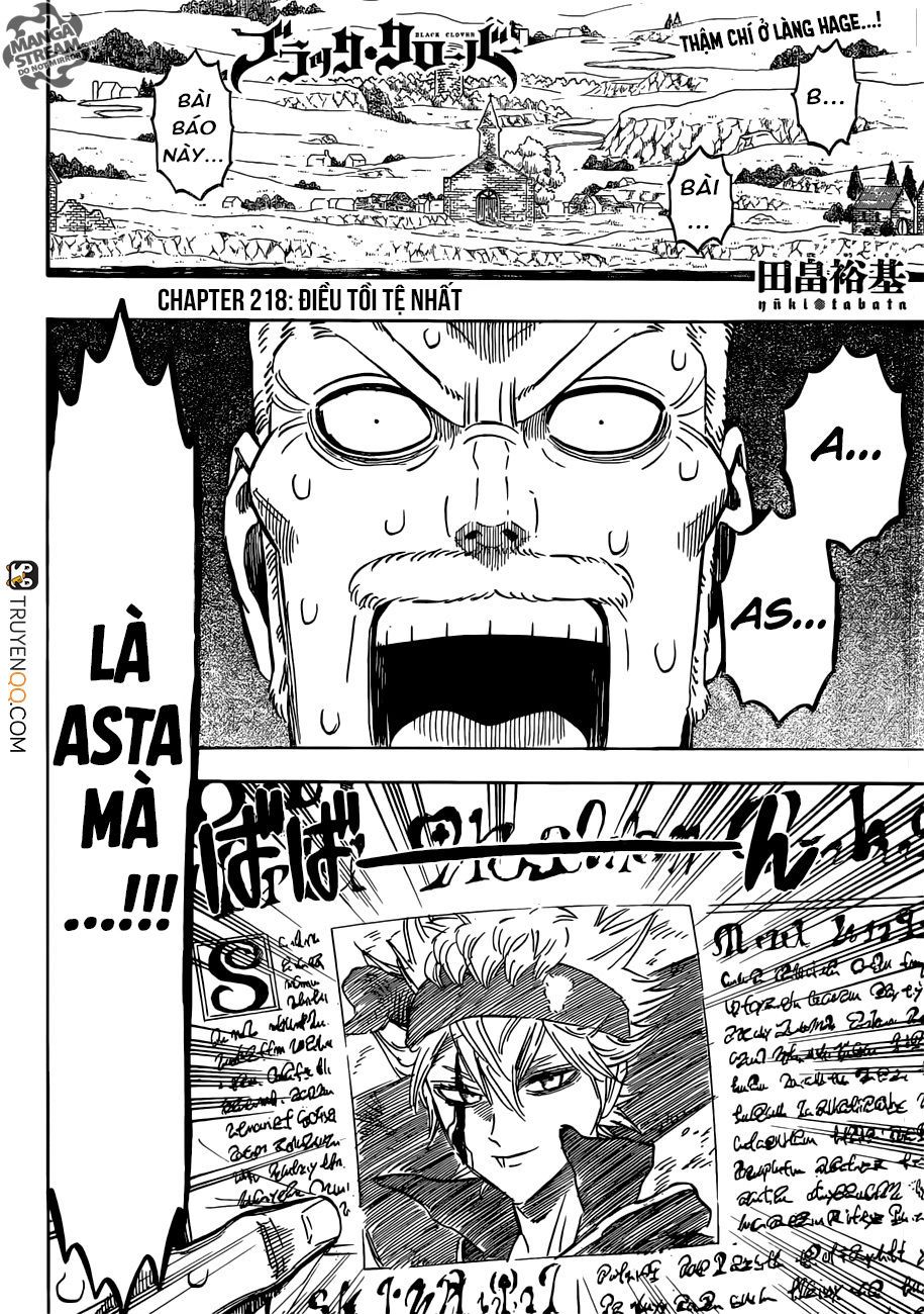 Black Clover Tập 218 trang 3