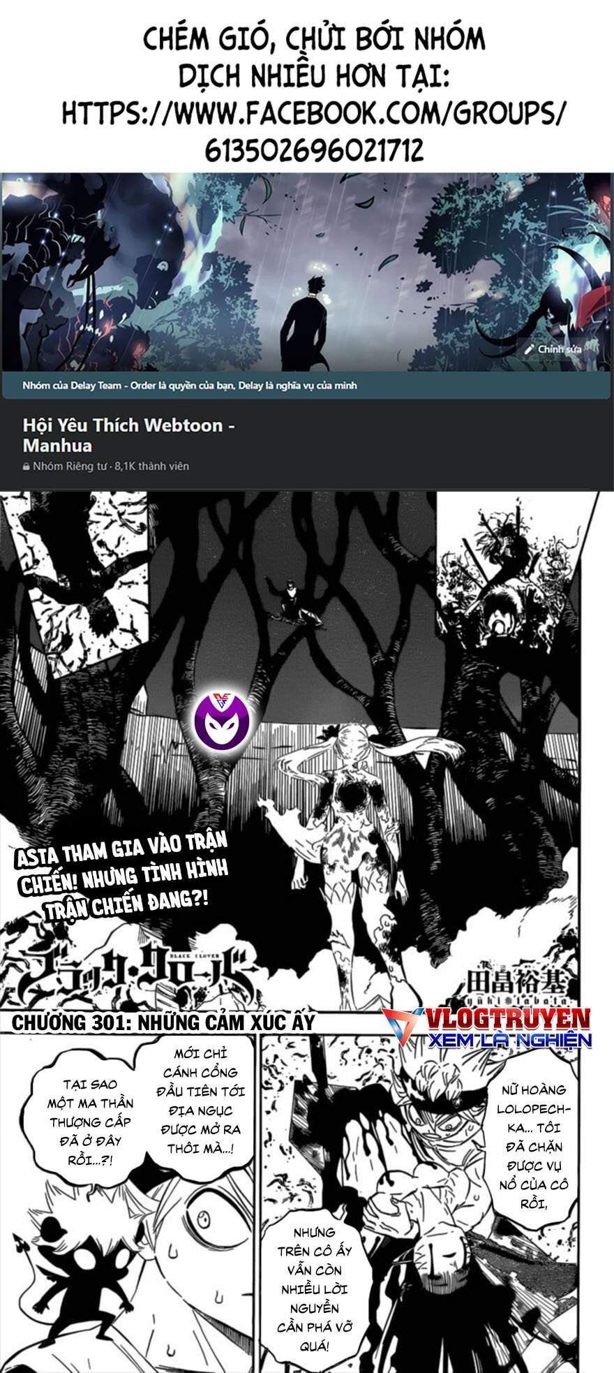 Black Clover Tập 301 trang 1