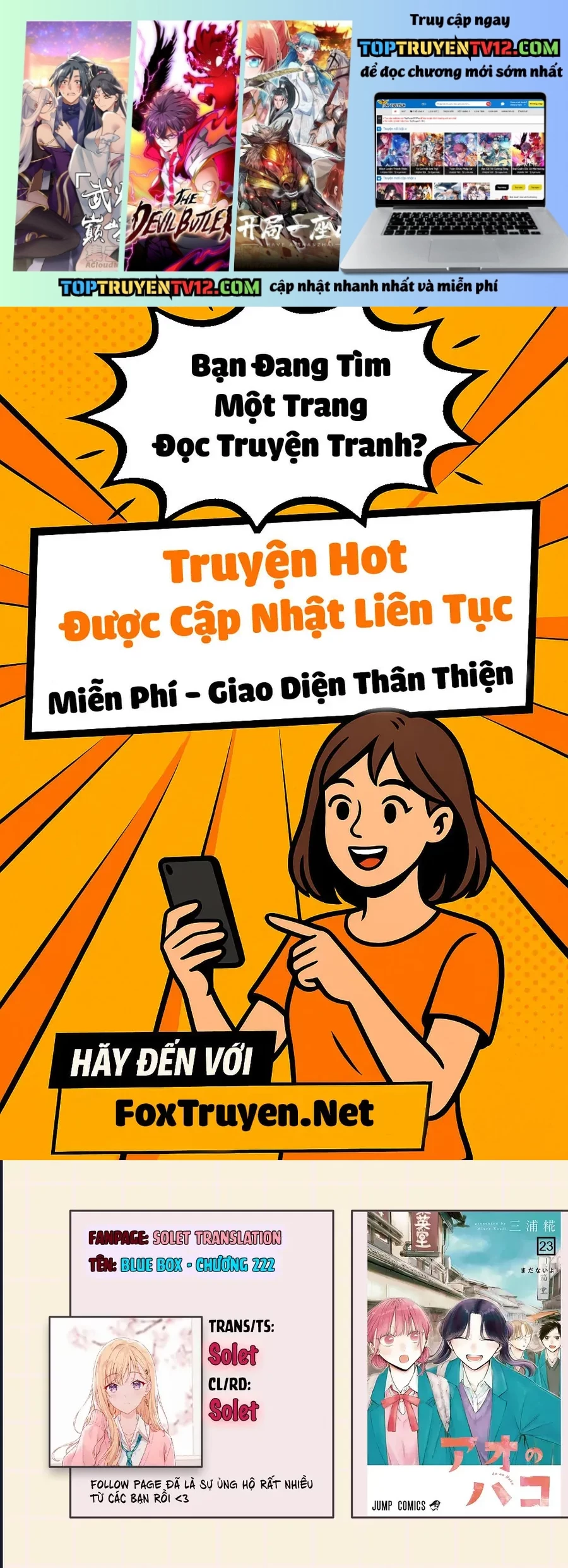 Blue Box Tập 222 trang 1