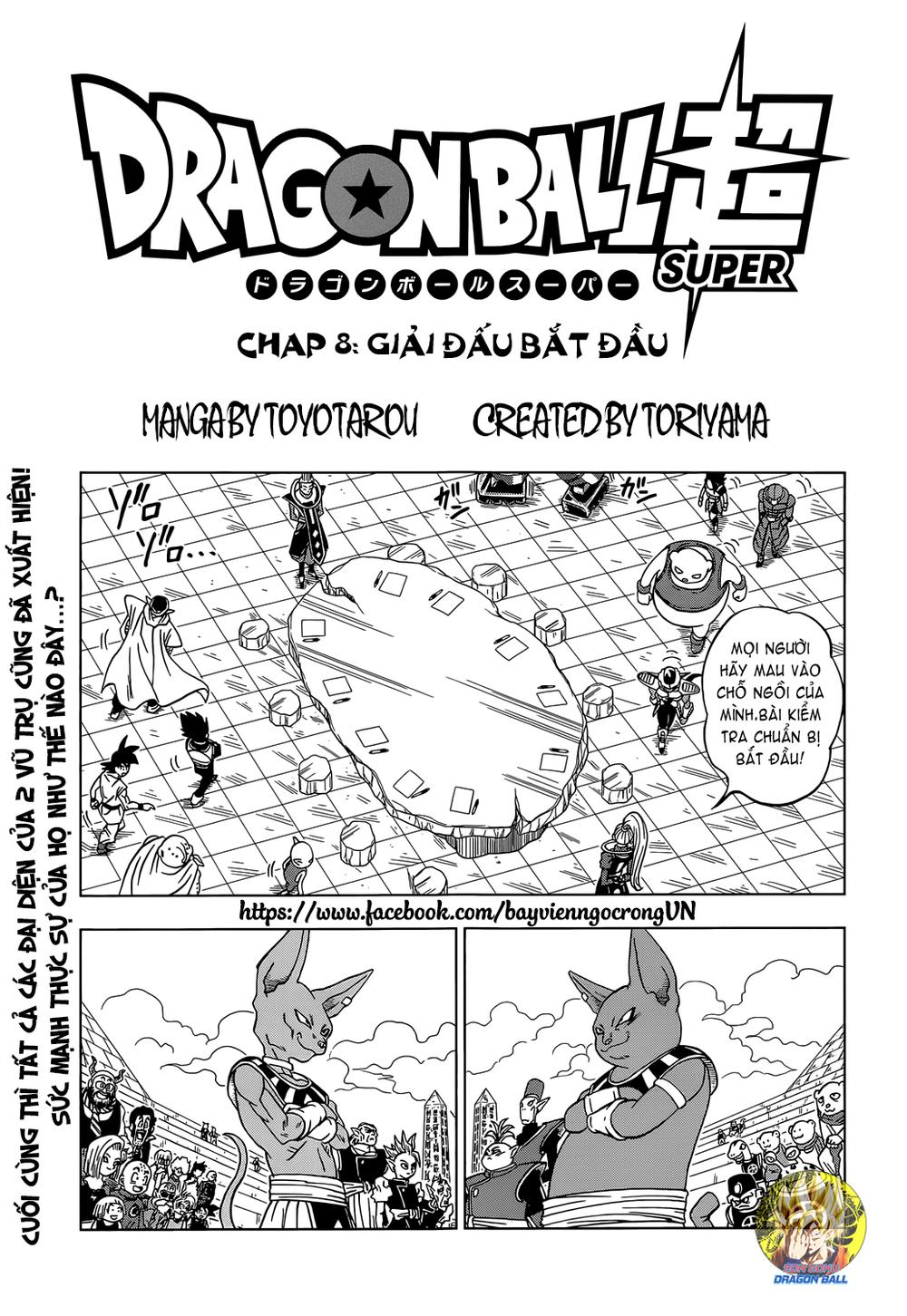 Dragon Ball Super Tập 8 trang 1