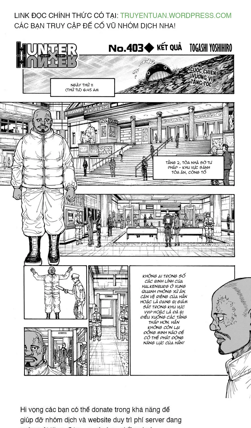 Hunter X Hunter Tập 403 trang 1