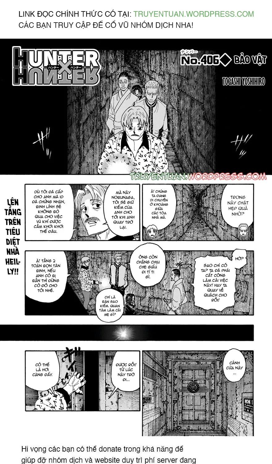 Hunter X Hunter Tập 406 trang 1