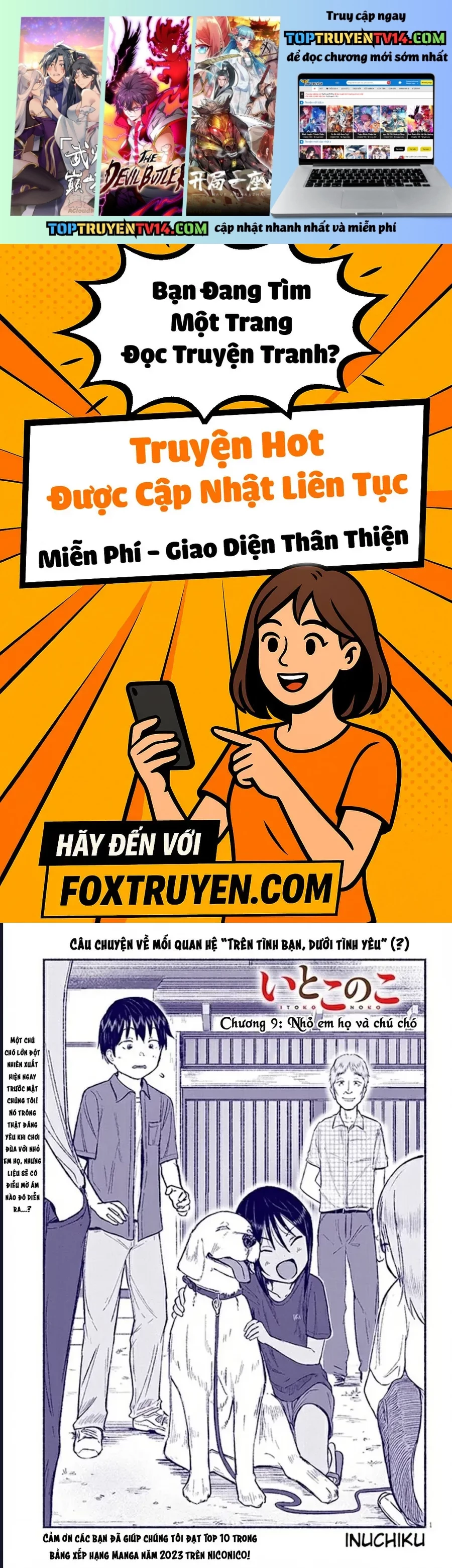 Itoko No Ko Tập 9 trang 1