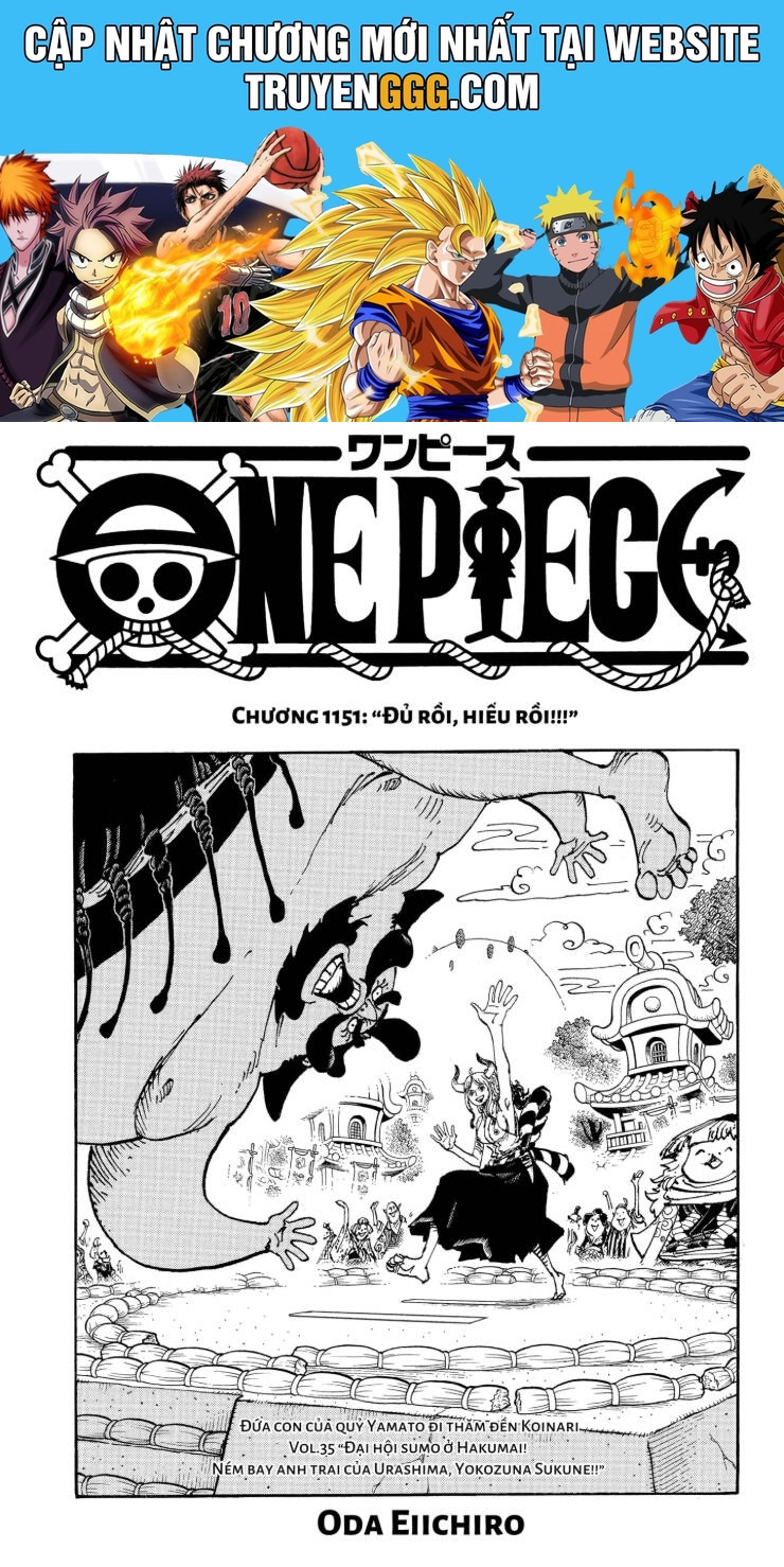 One Piece Tập 1151 trang 1